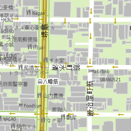 東長堀地下駐車場入口 中央区